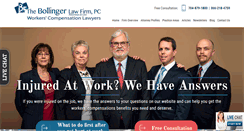 Desktop Screenshot of bollingerlawfirmnc.com